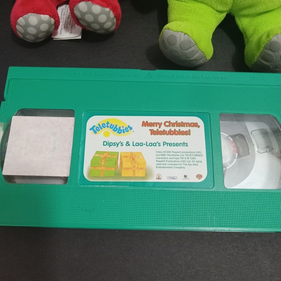 Teletubbies Plush Toys Set with Christmas Tape - Picture 2 of 7